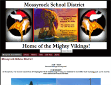 Tablet Screenshot of mossyrockschools.org